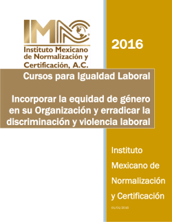 Cursos para Igualdad Laboral