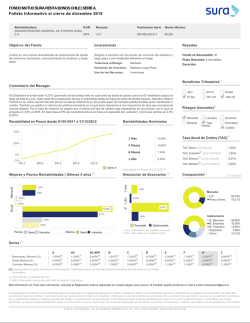 FONDO MUTUO SURA RENTA BONOS CHILE | SERIE A Folleto