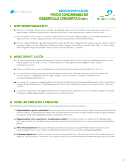 fondo concursable de desarrollo comunitario 2015