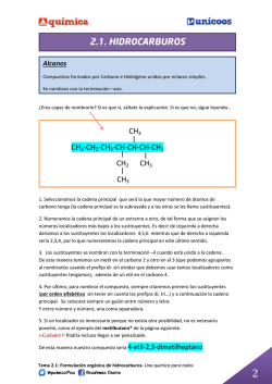 2.1. Formulación Orgánica - Hidrocarburos @quimicaPau