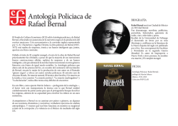 Antología Policiaca de Rafael Bernal