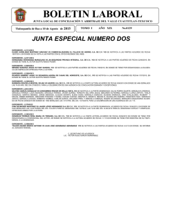 BOLETIN LABORAL