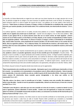 La Coronilla de la Divina Misericordia y los moribundos