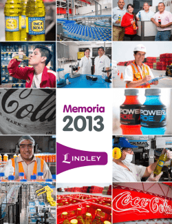 Memoria - Corporaci&oacute;n Lindley