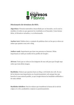 Descargar Diccionario SEO en PDF