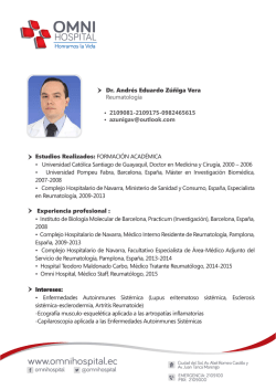 Dr. Andrés Eduardo Zúñiga Vera Estudios Realizados
