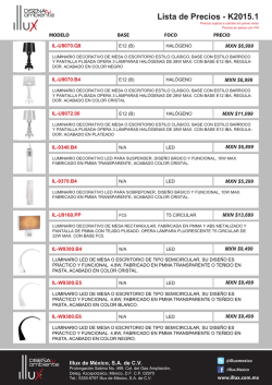 Precios Kartell 2015