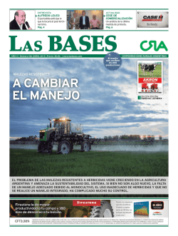 A cAmbiAr el mAnejo - Confederaciones Rurales Argentinas