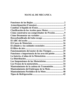 MANUAL DE MECANICA Motos