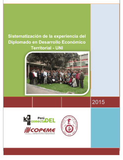 Sistematización de la experiencia del Diplomado en