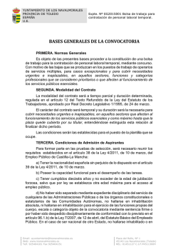 Bolsa de Empleo - Ayuntamiento de Los Navalmorales