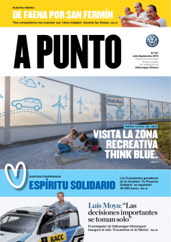 VISITA LA zONA RECREATIVA THINK BLUE. ESPÍRITU SOLIDARIO