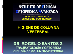 Higiene de columna vertebral - Traumatólogos en Monterrey • Dr