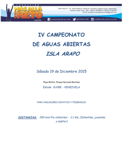 iv campeonato de aguas abiertas isla arapo