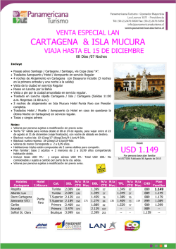 CARTAGENA & ISLA MUCURA