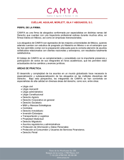 CUÉLLAR, AGUILAR, MORLETT, ISLA Y