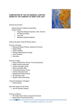 List of participants