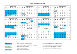 A4 Term dates 2015