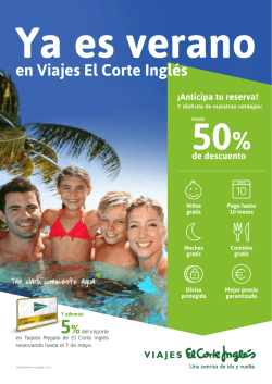 Verano 2015 - vente de viaje