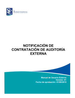 Manual de Proceso - Superintendencia de Compañías