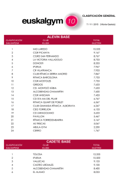 ALEVIN BASE CADETE BASE