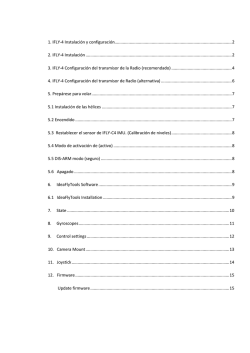 1. IFLY-4 Instalación y configuración....................................................