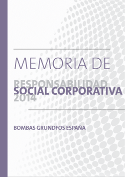 Memoria RSC Grundfos Solidario 2014