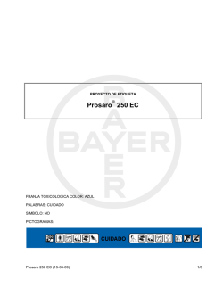 Prosaro® 250 EC - BayDir Servicios