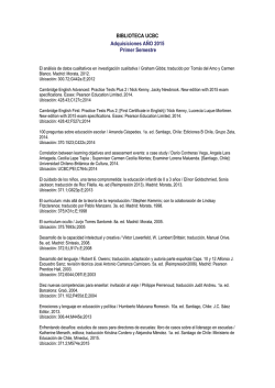 Descargar Adquisiciones realizadas por la Biblioteca a&ntilde;o 2015