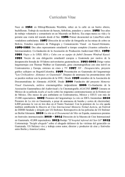 Curriculum Vitae