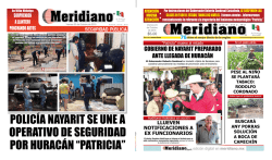 GOBIERNO DE NAYARIT PREPARADO ANTE