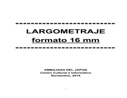 LISTA DE PELICULAS DE LARGOMETRAJE ( 16 mm )