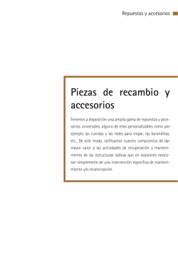 Piezas de recambio y accesorios (PDF/ 1 MB)