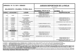 JUEGOS DEPORTIVOS DE LA RIOJA