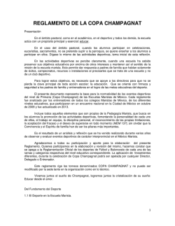 reglamento de la copa champagnat