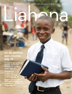 Junio de 2015 Liahona - La Perla de Gran Precio