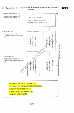 Confección industrial de prendas exteriores
