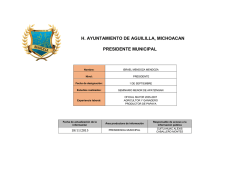 III Curricula - Ayuntamiento de Aguililla