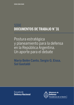Postura estratégica y planeamiento para la defensa en la