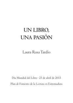 15-059 Laura Rosa tardio - Un libro una pasion.indd