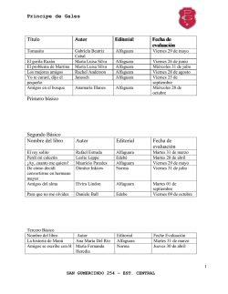 Lecturas Complementarias