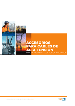 ACCESORIOS PARA CABLES DE ALTA TENSIÓN