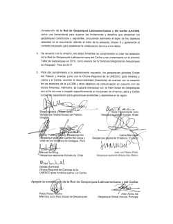 José Luis Palacio Prieto Geoparque aspirante Mixteca Alta, México