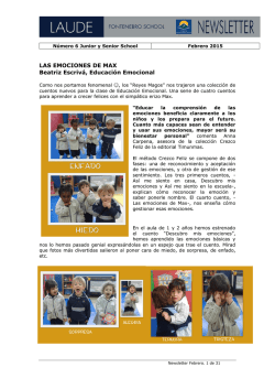 Newsletter Febrero 2015 - Laude Fontenebro School