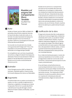 Ruedas y el enigma del Campamento Moco Tendido Guillermo Fesser