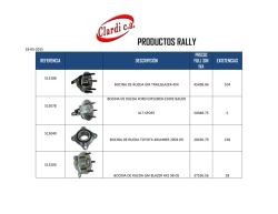 PRODUCTOS RALLY