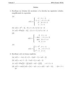 1. Escr´ıbase en término de escalones a la derecha las siguientes
