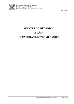 Apuntes de Mecánica - UTN FRM - Universidad Tecnológica Nacional