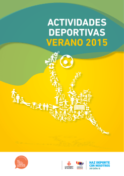ACTIVIDADES DEPORTIVAS VERANO 2015