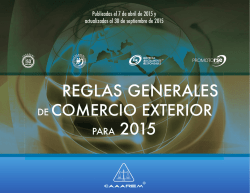REGLAS GENERALES